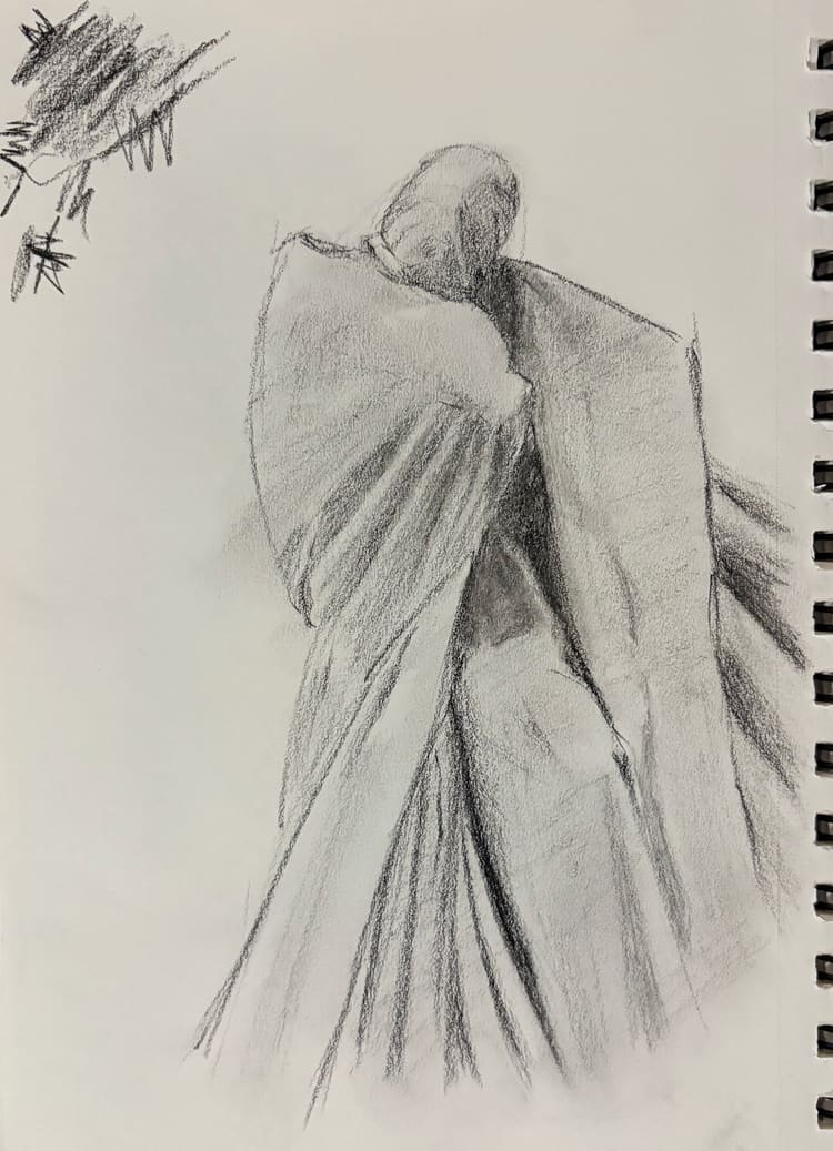 Drapery study 1